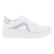 Tênis Casual Vizzano Feminino Metalizada Cinderella - Branco