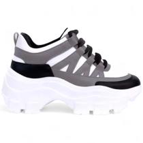 Tênis Chunky Dad Sneaker Sola Alta Flatform Block Atemporal