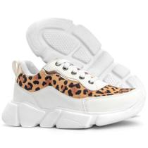 Tênis Chunky Dad Sneaker Tratorado Feminino Onça Blogueira