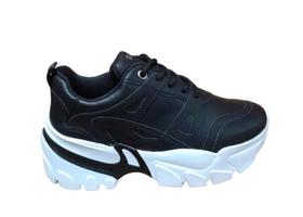 Tenis Chunky Sneake Feminino Ramarim Elegante Macio Cadarço