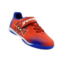 Tenis Chuteira Indoor Marvel Infantil Homem Aranha Spidey Futsal 4304