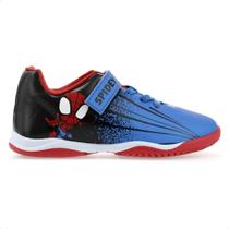 Tenis Chuteira Indoor Marvel Infantil Spidey Homem Aranha Futsal Cadarço Elástico 4305