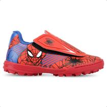 Tênis Chuteira Society Dray Marvel Homem Aranha Infantil