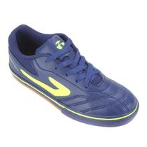 Tênis Chuteira Topper Infantil Unissex Dominator Jr 3 Marinho/Verde