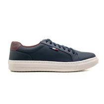 Tenis Classico Masculino Elegante Studio Legitimo Casual Azul Marinho