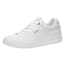 Tênis Coach Non Tech Athletic Lowline de couro branco para mulher