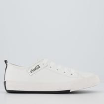 Tênis Coca Cola Atlanta Leather Coke I Feminino Branco Tênis Coca Cola Atlanta Leather Coke I Feminino Branco