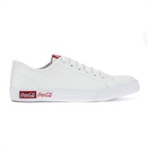 Tênis Coca-Cola Blend Basic Town Branco - Unissex
