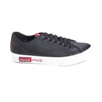 Tênis Coca Cola Blend Basic Town Casual Feminino Preto