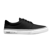 Tênis Coca Cola City Canvas Preto Feminino