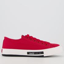Tênis Coca Cola Daytona Feminino Vermelho Tênis Coca Cola Daytona Feminino Vermelho