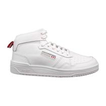 Tênis Coca Cola March Ray Leather Hi Masculino All White Tênis Coca Cola March Ray Leather Hi Masculino All White