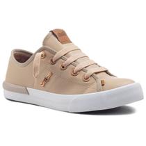 Tênis Coca-Cola Miami Town Suede Feminino Areia Tênis Coca-Cola Miami Town Suede Feminino Areia