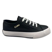 Tênis Coca Cola Sandy Town Feminino Preto/Branco