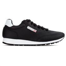 Tênis Coca Cola Sport Style Preto e Branco - Feminino