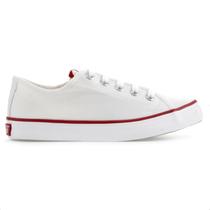 Tênis Coca Cola Stream Canvas Branco e Vermelho - Feminino Tênis Coca Cola Stream Canvas Branco e Vermelho - Feminino