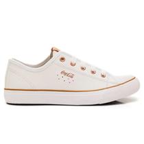 Tênis Coca Cola Stream Leather Feminino Branco