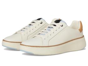 Tênis Cole Haan Grandpro Topspin femininos marfim/biscoito/azul