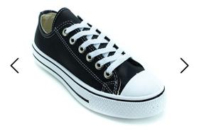 Tênis com cardaço preto RN Valor: R 115,34
