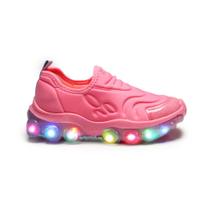 Tênis com Led Infantil Feminino Bibi Roller 2.0 Rosa - 1217