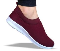 Tênis Comfort Meia Casual Feminino Masculino Macio Leve Calce Fácil Ortopédico Novo