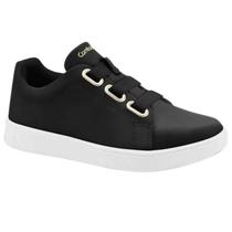 Tenis comfortflex floater soft preto 24-65308