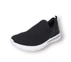 Tênis Comfortflex Preto Ref: 24-48302