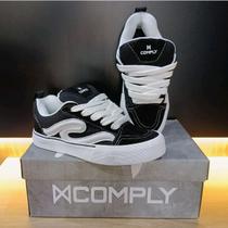 Tenis comply rogue preto/bco 36 ref co1270055 Tenis comply rogue preto/bco 36 ref co1270055