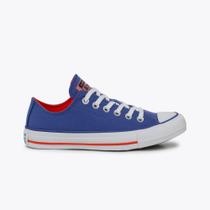 Tênis Converse All Star Chuck Taylor - Azul Chama/Laranja chama/Branco