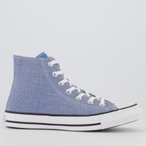 Tênis Converse All Star Chuck Taylor Jeans Cano Médio Azul