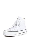 Tênis Converse All Star Chuck Taylor Lift Cano Alto Branco Tênis Converse All Star Chuck Taylor Lift Cano Alto Branco