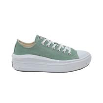 Tênis Converse All Star Chuck Taylor Move Seasonal - Verde Fosco/Preto/Branco