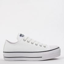 Tênis Converse All Star Chuck Taylor Plataforma Sintético - Branco Tênis Converse All Star Chuck Taylor Plataforma Sintético - Branco