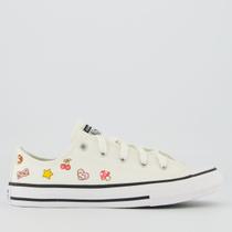 Tênis Converse All Star CK Stikers Juvenil Branco Tênis Converse All Star CK Stikers Juvenil Branco