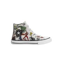 Tênis Converse Chuck Taylor All Star Juvenil - Vingadores - Cano alto - Branco Tênis Converse Chuck Taylor All Star Juvenil - Vingadores - Cano alto - Branco