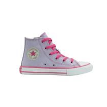Tênis Converse Chuck Taylor All Star Side Zip Canvas - Infantil - Lilas