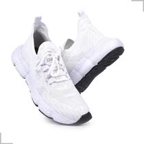 Tenis Corrida 33y Academia Confortável Knit Tecido Unissex