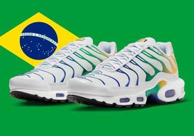 Tenis Corrida Importado Academia Esportivo Max TN Plus Bolha Vapor Amortecedor Brasil Copa Envio 24hrs