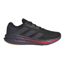 Tênis corrida masculino adidas questar 3 preto e vermelho Tênis corrida masculino adidas questar 3 preto e vermelho