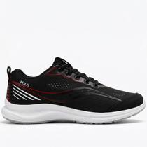 Tênis Corrida Masculino Polo Esportivo OnTreino Running Academia Preto - Ferraretto