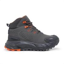 tenis coturno adventure trekker caminhada em couro sola E.V.A leve