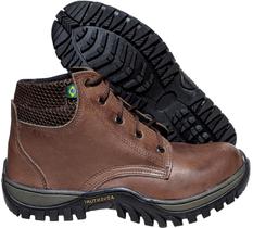 Tenis Coturno Masculino De Couro Legitimo Bota Adventure Trabalho
