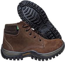 Tenis Coturno Masculino De Couro Legitimo Bota Adventure Trabalho