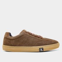 Tênis Couro Calvin Klein Palito Side Nobuck Masculino Tênis Couro Calvin Klein Palito Side Nobuck Masculino