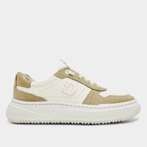 Tênis Couro Democrata Denin Block Feminino