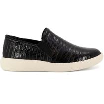 Tênis Couro Usaflex Slip On Feminino Fácil Calce