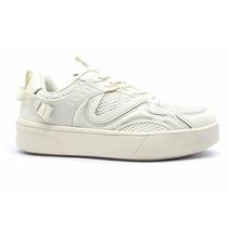 Tênis Crystal Feminino Plataforma Ramarim 2483232 Bege Casual