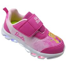 Tênis da Barbie Infantil Feminino de Led Luzinha Kid Star