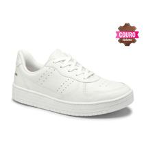 Tênis Dakota Casual Branco em Couro Feminino