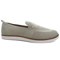 Tenis Dakota Casual Feminino Slip On de Malha G9351 Baunilha